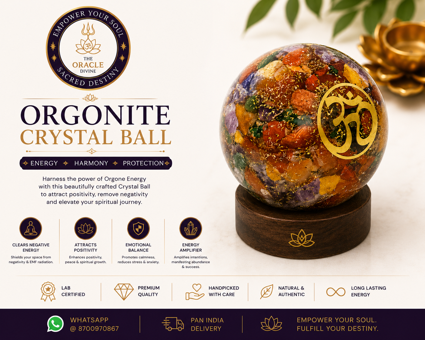 Orgonite Crystal Ball