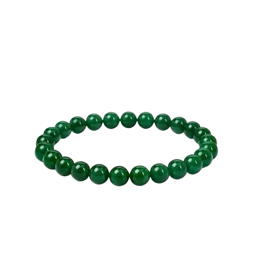 Premium Natural Green Onyx Bracelet | Confidence & Harmony Crystal Bracelet
